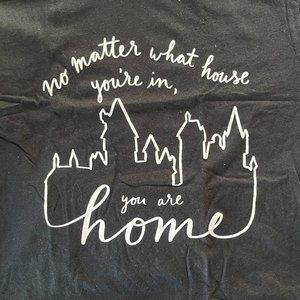 Black Hogwarts "You are home" T-shirt